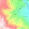 Mapa topográfico Tocyasca, altitude, relevo