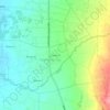Mapa topográfico Dusun 1, altitude, relevo
