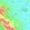Mapa topográfico Bangko Barat, altitude, relevo