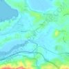 Mapa topográfico Gajano, altitude, relevo