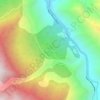 Mapa topográfico Dashkin, altitude, relevo