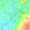 Mapa topográfico Haarby, altitude, relevo
