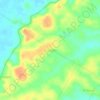 Mapa topográfico Nusa Bali, altitude, relevo