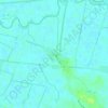 Mapa topográfico Thairé-le-Fagnoux, altitude, relevo