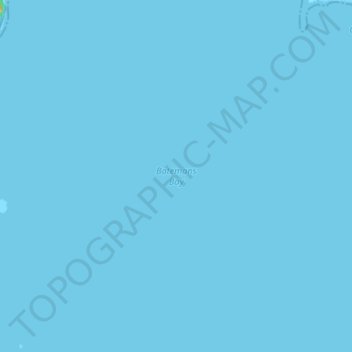 Mapa topográfico Batemans Bay, altitude, relevo