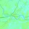Mapa topográfico desa Pulau, altitude, relevo