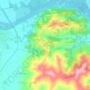 Mapa topográfico Vialarda, altitude, relevo
