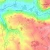 Mapa topográfico Hochecourt, altitude, relevo