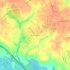 Mapa topográfico New Cold Harbor, altitude, relevo