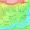 Mapa topográfico La Roche, altitude, relevo