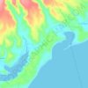 Mapa topográfico Si-it, altitude, relevo