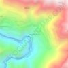 Mapa topográfico Tambobamba, altitude, relevo