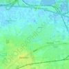 Mapa topográfico Gaverland, altitude, relevo