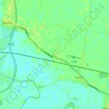 Mapa topográfico Lund, altitude, relevo
