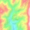 Mapa topográfico Machicura, altitude, relevo