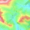 Mapa topográfico Forțeni, altitude, relevo