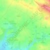 Mapa topográfico Saint-Maurice-des-Noues, altitude, relevo