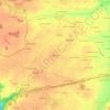 Mapa topográfico Le Haut Bois, altitude, relevo
