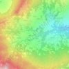 Mapa topográfico Metti, altitude, relevo