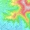 Mapa topográfico Maresana, altitude, relevo