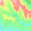 Mapa topográfico Cali Cali, altitude, relevo