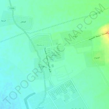 Mapa topográfico Baysari, altitude, relevo