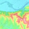 Mapa topográfico Cantavenna, altitude, relevo