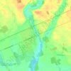 Mapa topográfico Thamesford, altitude, relevo