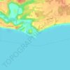 Mapa topográfico Port Bruce, altitude, relevo