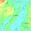 Mapa topográfico Latteridge, altitude, relevo