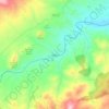 Mapa topográfico Xiquena, altitude, relevo