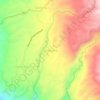 Mapa topográfico Tumanding, altitude, relevo