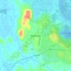 Mapa topográfico Ballybrown, altitude, relevo