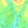 Mapa topográfico Thamesford, altitude, relevo