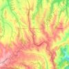 Mapa topográfico Trullo, altitude, relevo