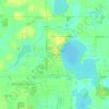 Mapa topográfico Winsted, altitude, relevo