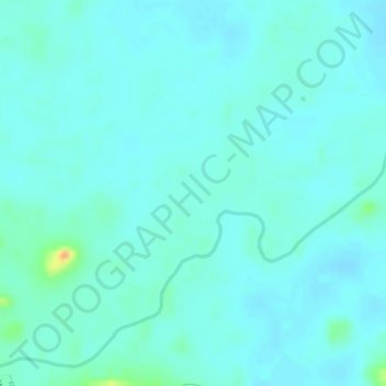 Mapa topográfico Norosí, altitude, relevo