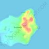Mapa topográfico Big Hill, altitude, relevo