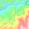 Mapa topográfico Shindol, altitude, relevo