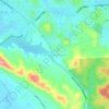 Mapa topográfico Sungai Harapan, altitude, relevo