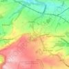 Mapa topográfico Shepley Lane Head, altitude, relevo