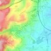 Mapa topográfico Chirat, altitude, relevo
