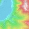 Mapa topográfico Palanzo, altitude, relevo
