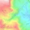 Mapa topográfico Pongas Falls, altitude, relevo