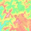 Mapa topográfico 鼎山镇, altitude, relevo