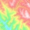 Mapa topográfico Xopanapa, altitude, relevo