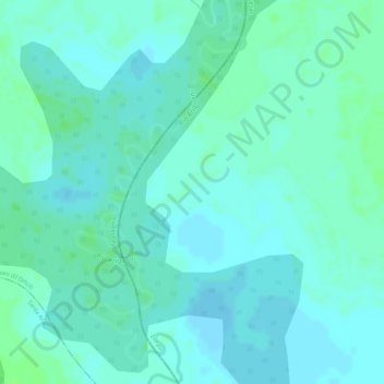 Mapa topográfico Angostura, altitude, relevo