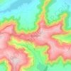 Mapa topográfico Panchgani, altitude, relevo