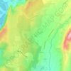 Mapa topográfico Mias, altitude, relevo