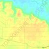 Mapa topográfico Pancuran Gading, altitude, relevo